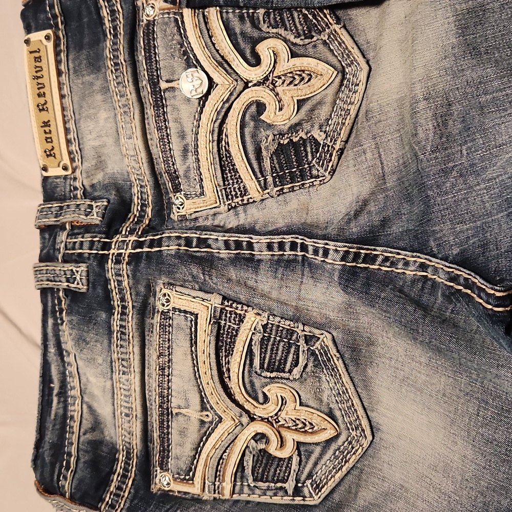 New Rock Revival Rima Womens 30 waist Dlin Straight